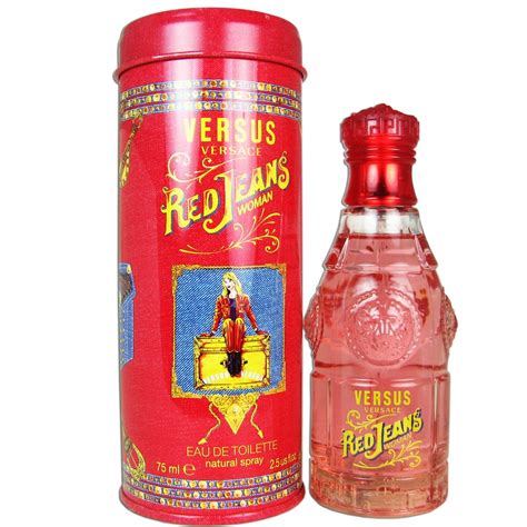 Versace Red Jeans for Women Eau De Toilette Spray, 2.5 Ounce